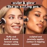 Liquid Bronzer & Contour Duo Brush | Brocha Doble Para Contour - Image 5