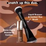 Liquid Bronzer & Contour Duo Brush | Brocha Doble Para Contour - Image 3